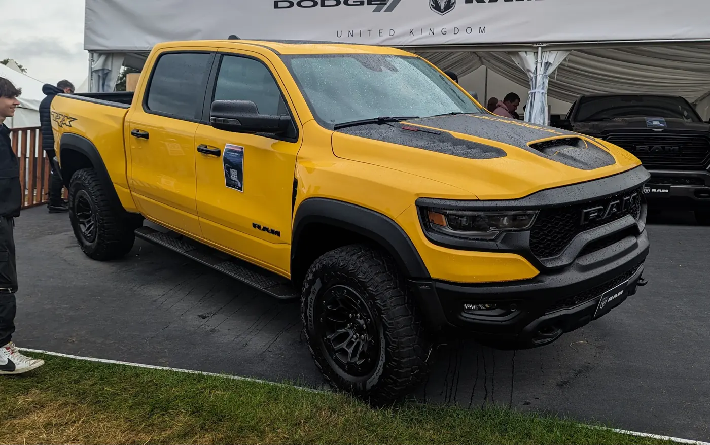 Ram 1500 TRX, front three-quarter view